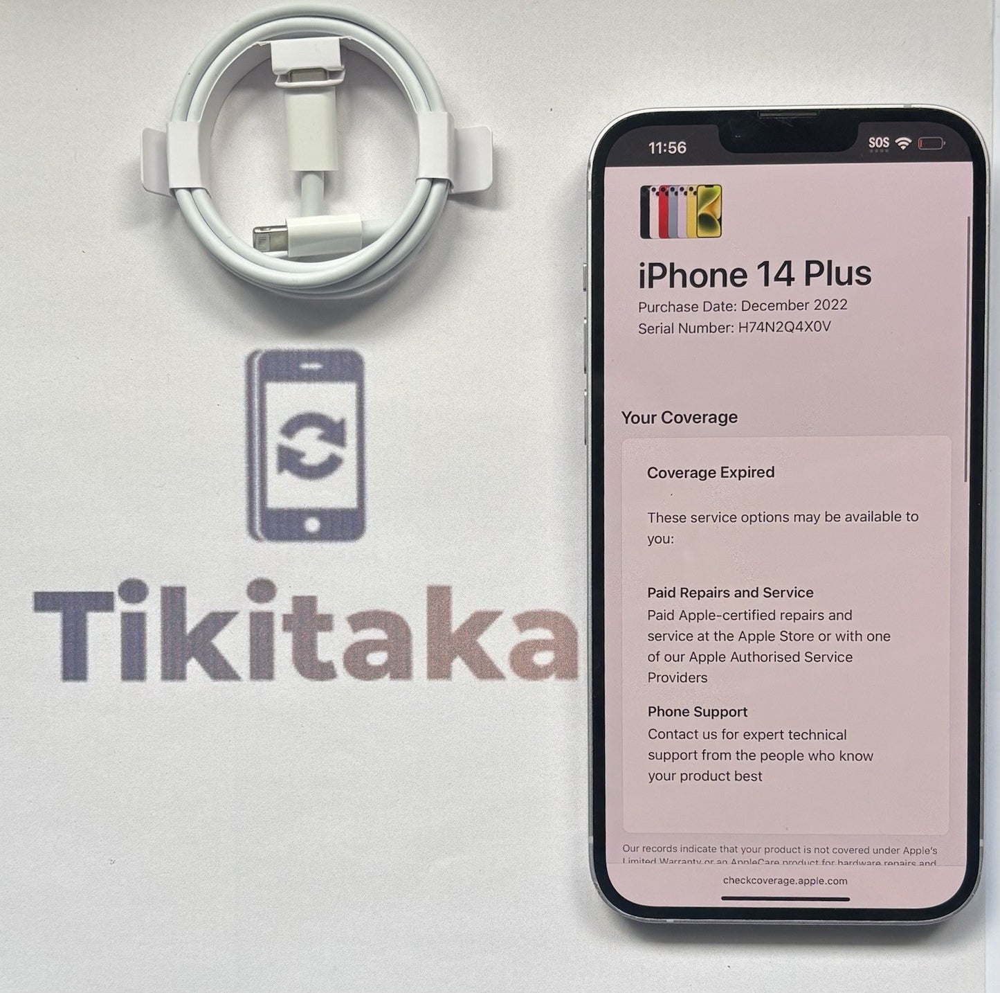 Apple iPhone 14 Plus 256GB- Purple - Fair Condition- Unlocked