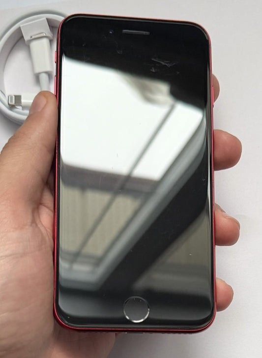 Apple iPhone SE 3rd gen 64gb- Good Condition- Unlocked- Red- Limited Edition