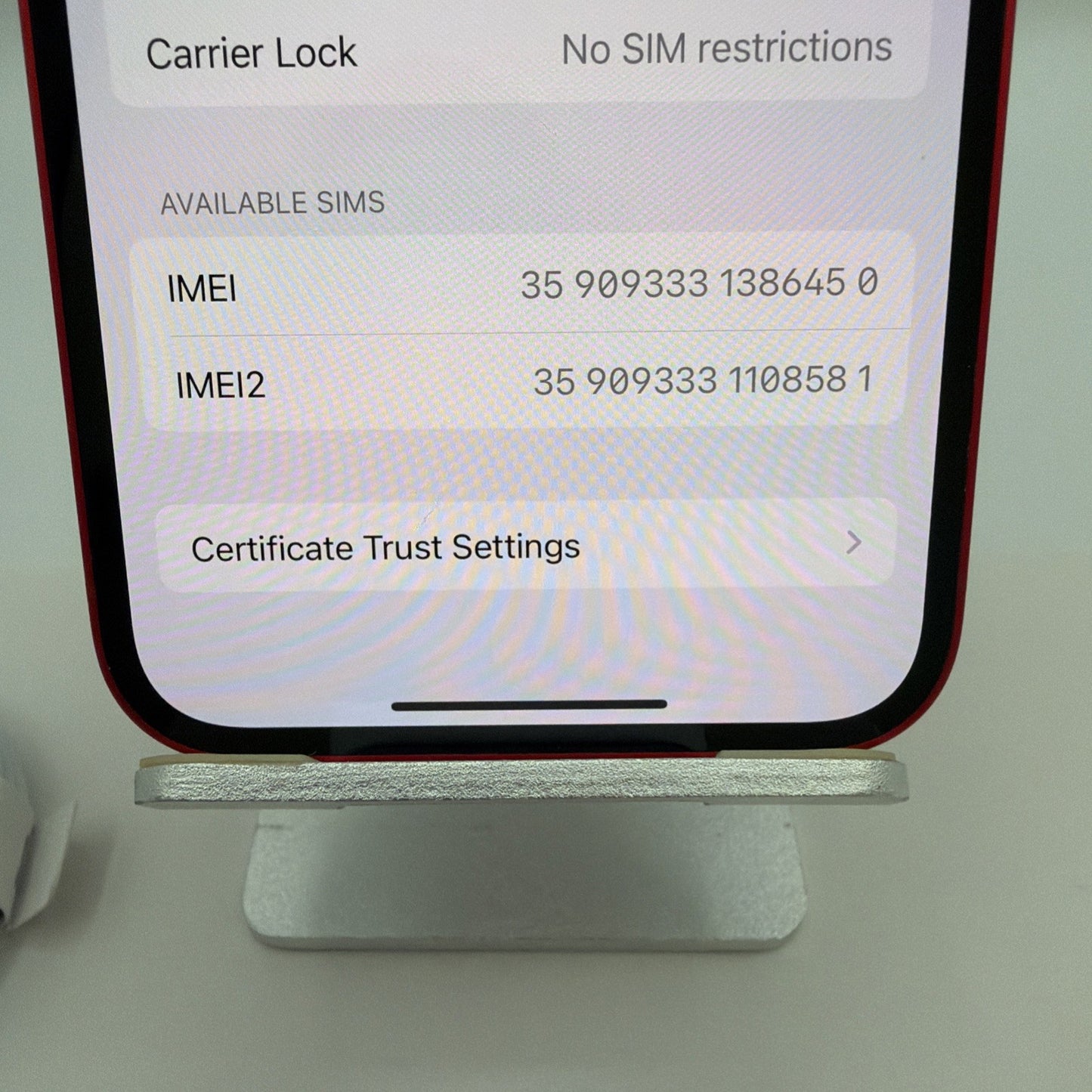 Apple iPhone 14 - 128GB Red Unlocked | Good Condition - 86% 🔋