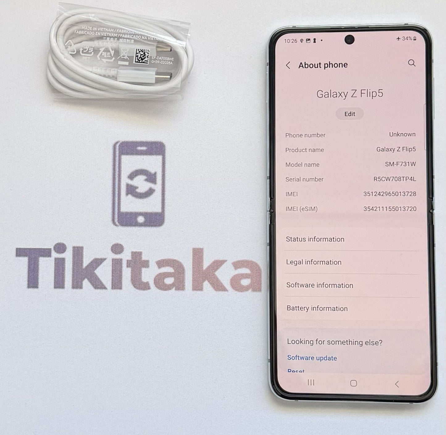 Samsung Galaxy Z Flip 5 - 256GB Unlocked - Great Condition- Green