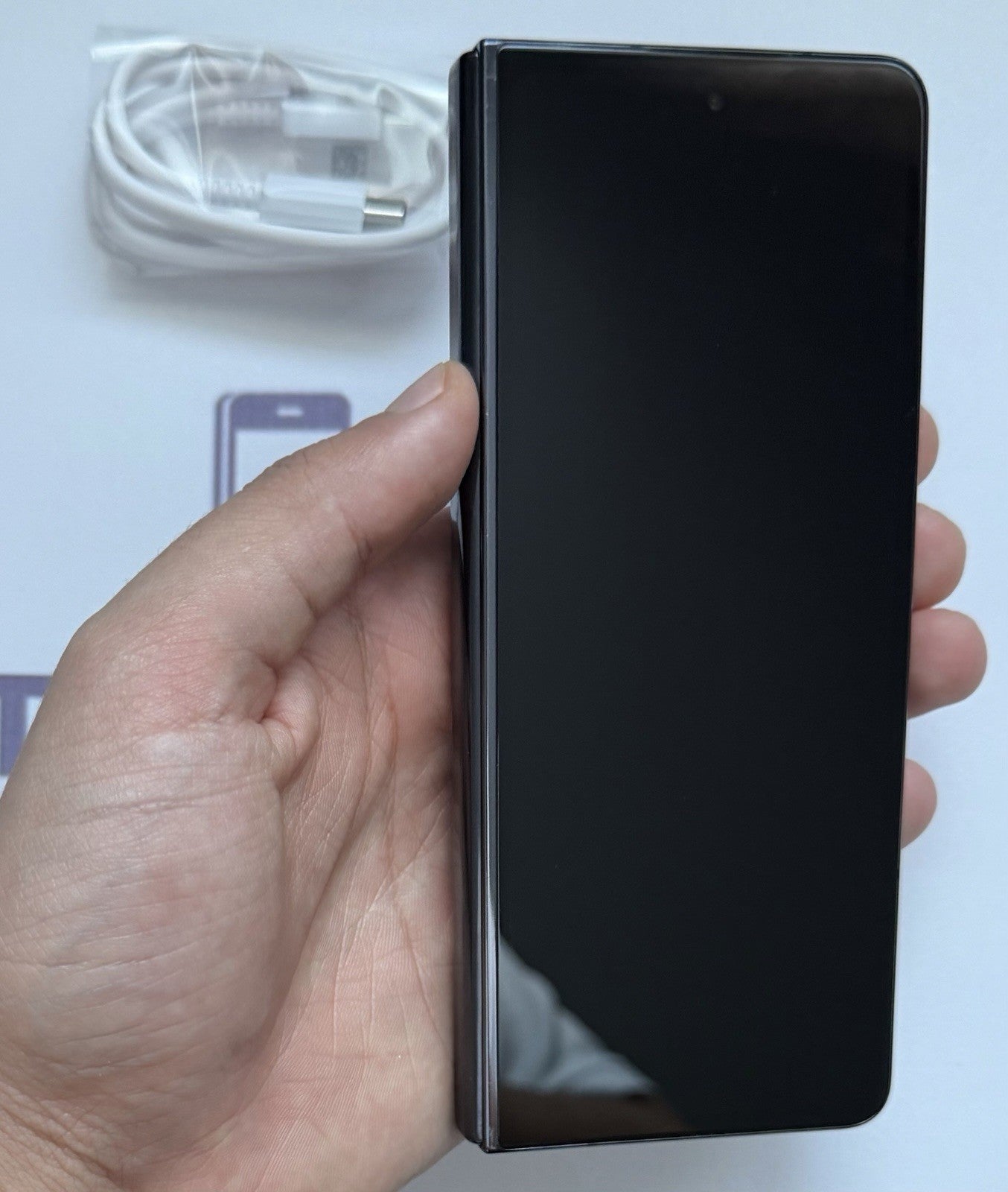 Samsung Galaxy Z Fold5 (SM-F946W) - 256GB Unlocked- Black- Great Condition