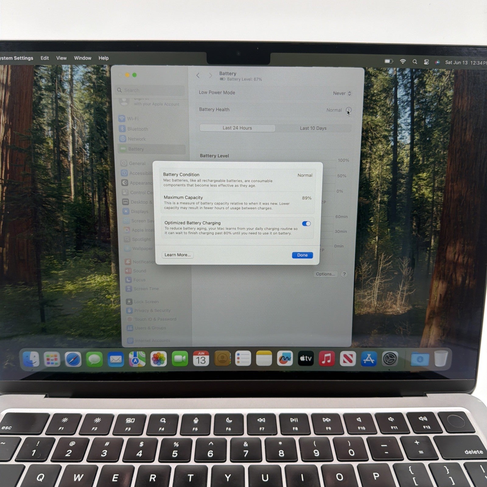 Apple MacBook Air 13" M2 2022 16GB Memory 512GB SSD - Good Condition- 89% 🔋
