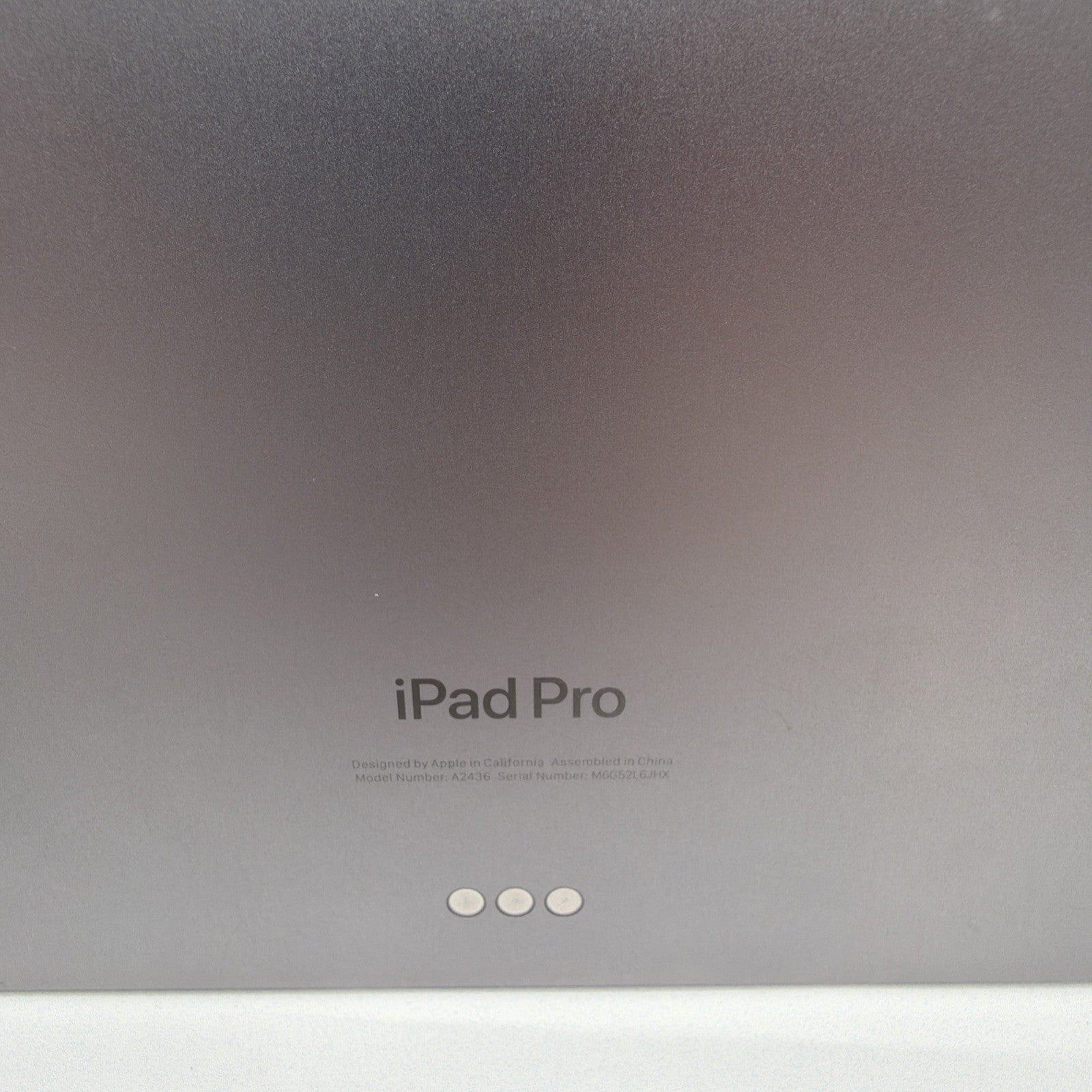 Apple iPad Pro (12.9") 6th Gen 128GB Space Gray Wi-Fi- Great Condition- A2436