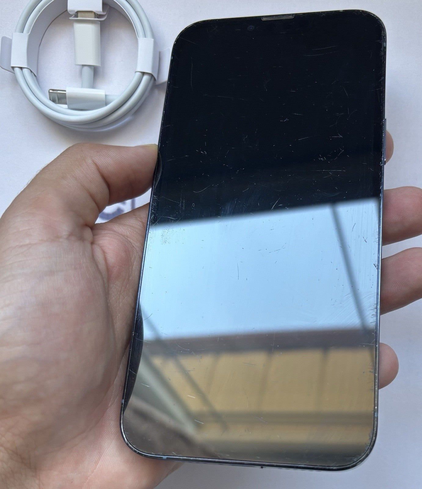 Apple iPhone 13 Pro Max 128GB Sierra Blue- Unlocked- Fair Condition