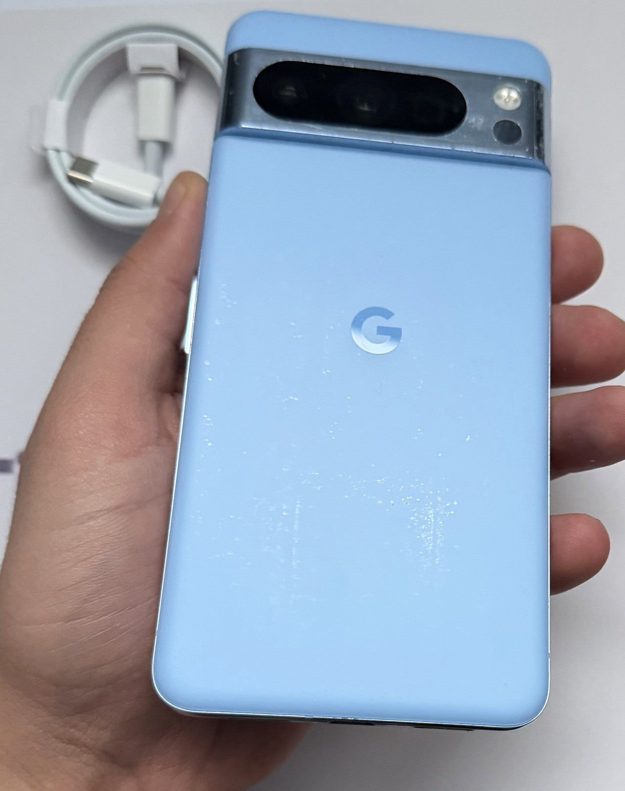 Google Pixel 8 Pro 128GB- Good Condition- Unlocked- Blue