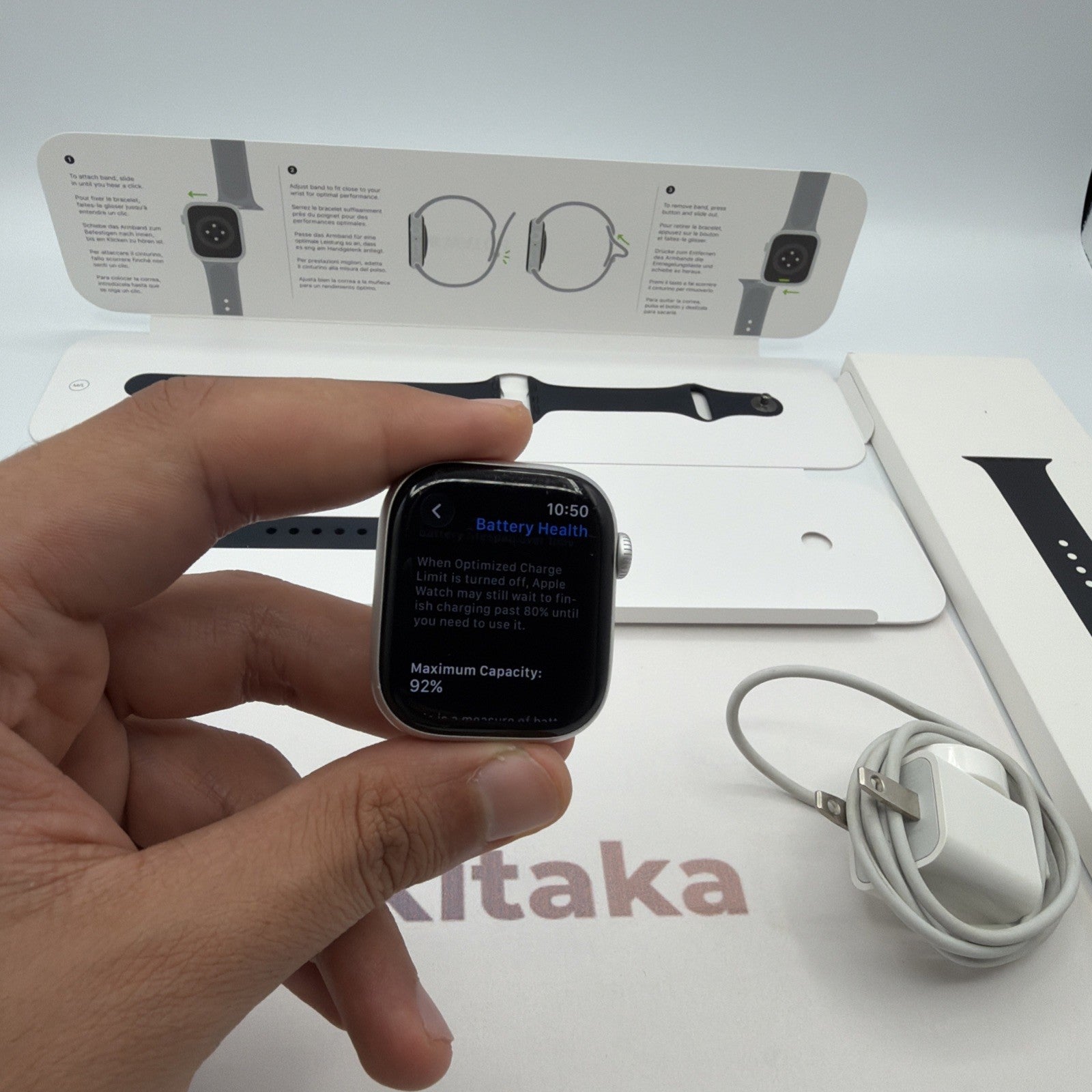 Apple Watch Series 10 GPS+ Cell 42mm- Fair Condition- 92% Battery- W Sport Band