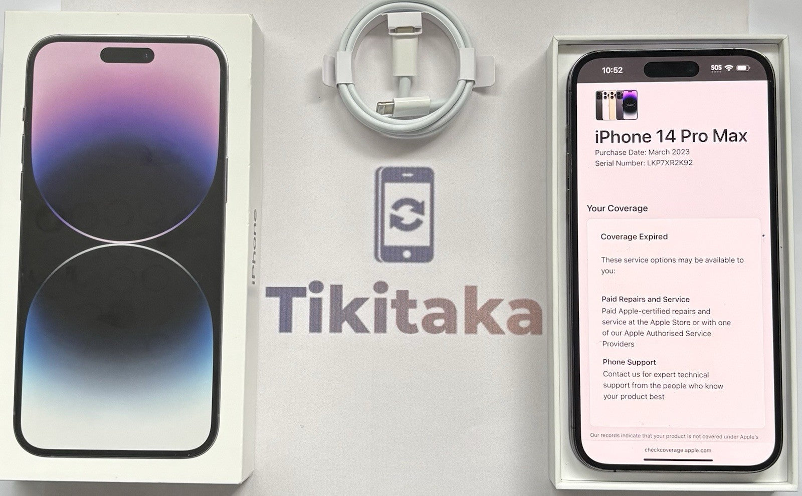 Apple iPhone 14 Pro Max 128GB - Purple- 100% 🔋- Good Condition- Unlocked