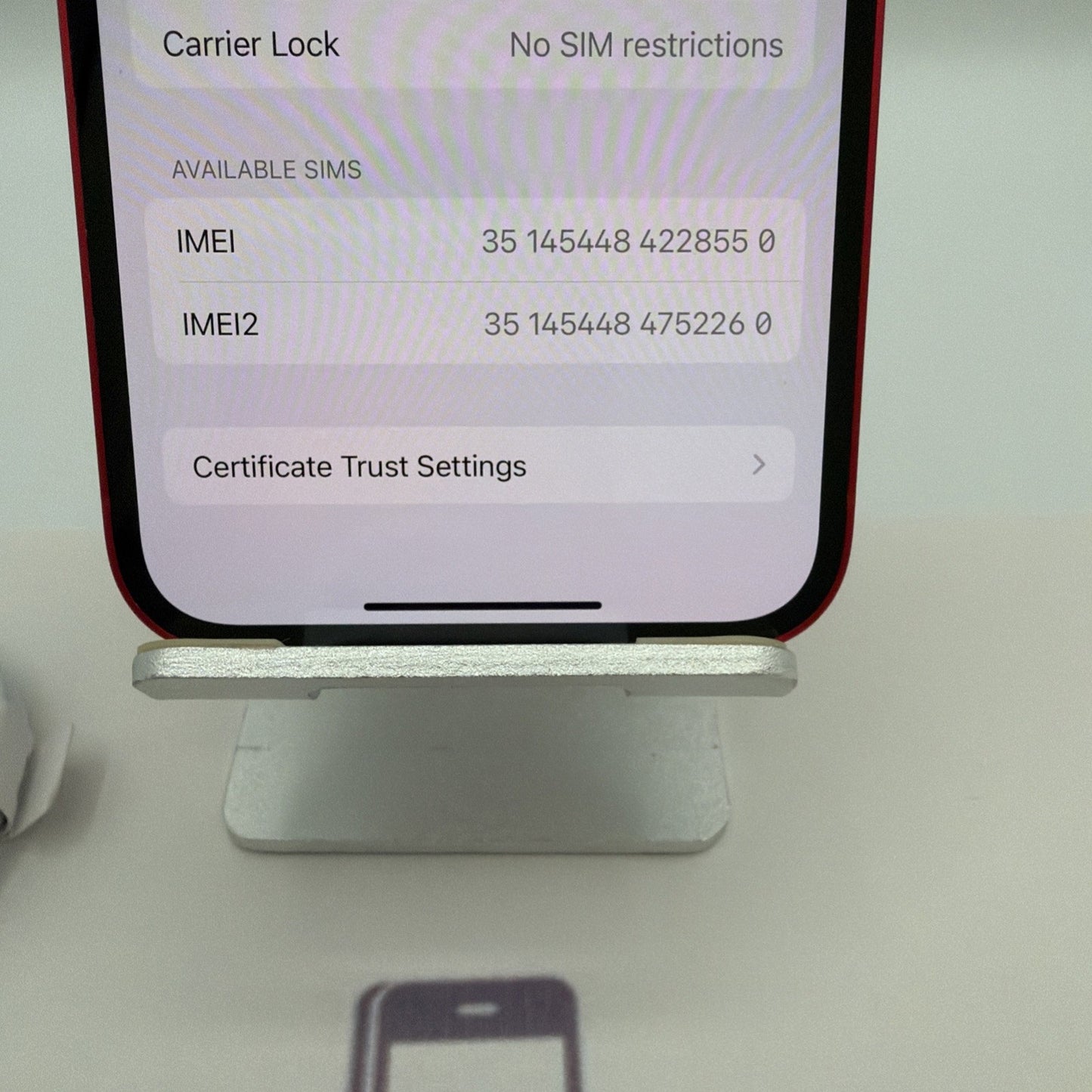 Apple iPhone 14 - 128GB Red Unlocked- 87% 🔋- Good Condition