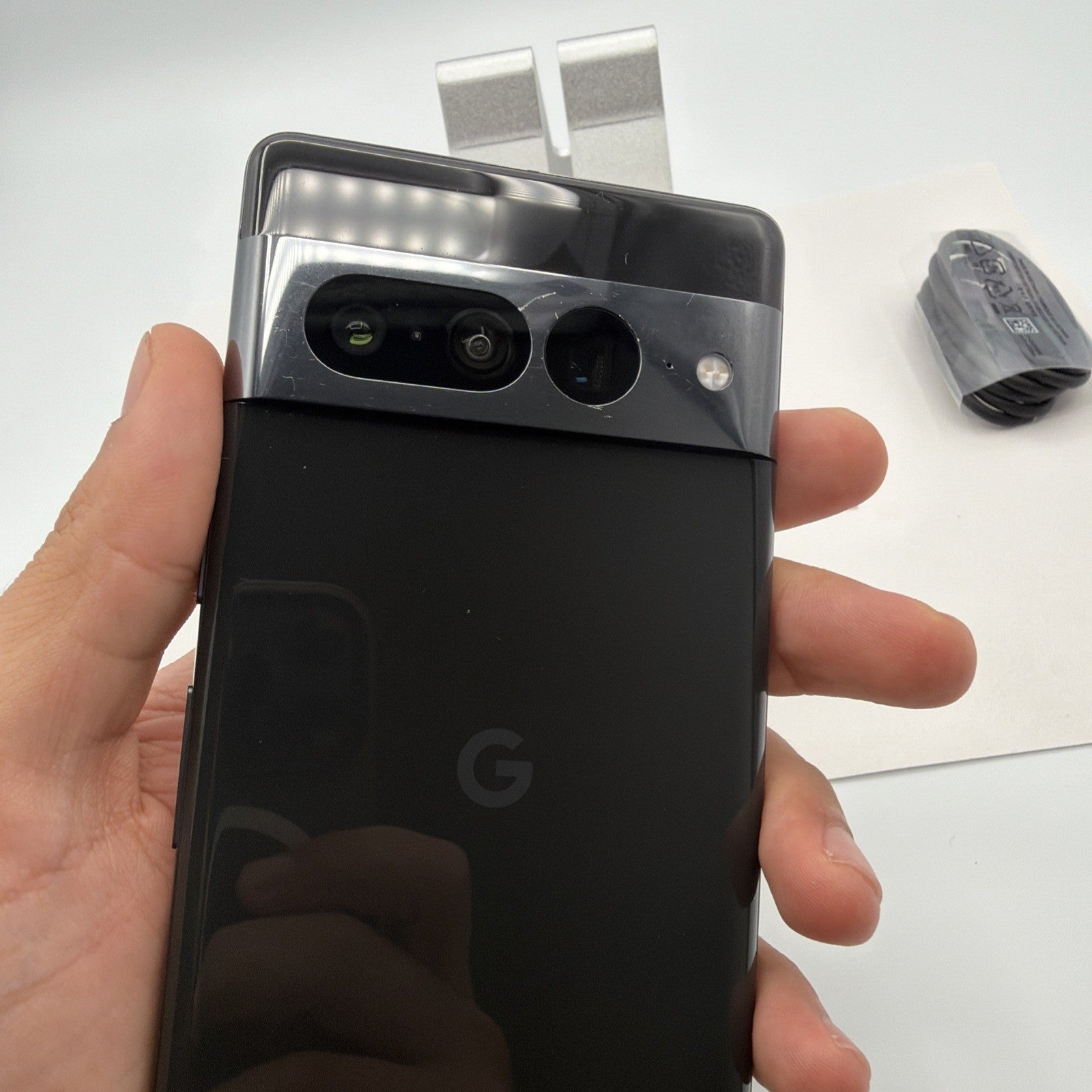 Google Pixel 7 Pro 128GB Obsidian- Good Condition- Unlocked