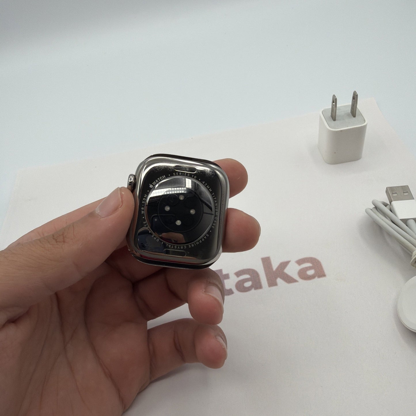 Apple Watch Series 10 42mm TITANIUM - GPS+Cell- 97% 🔋- Good Condition
