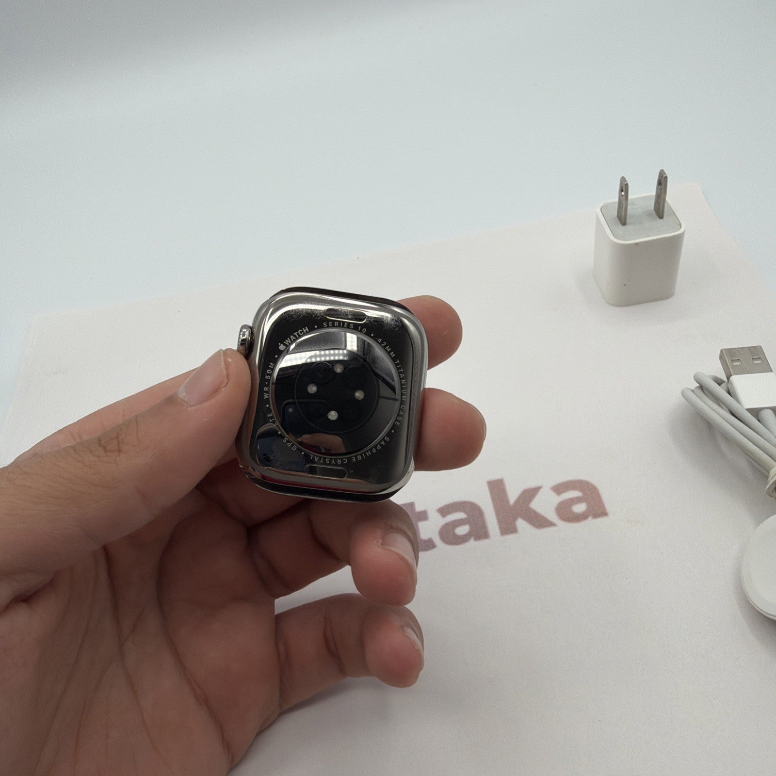 Apple Watch Series 10 42mm TITANIUM - GPS+Cell- 97% 🔋- Good Condition