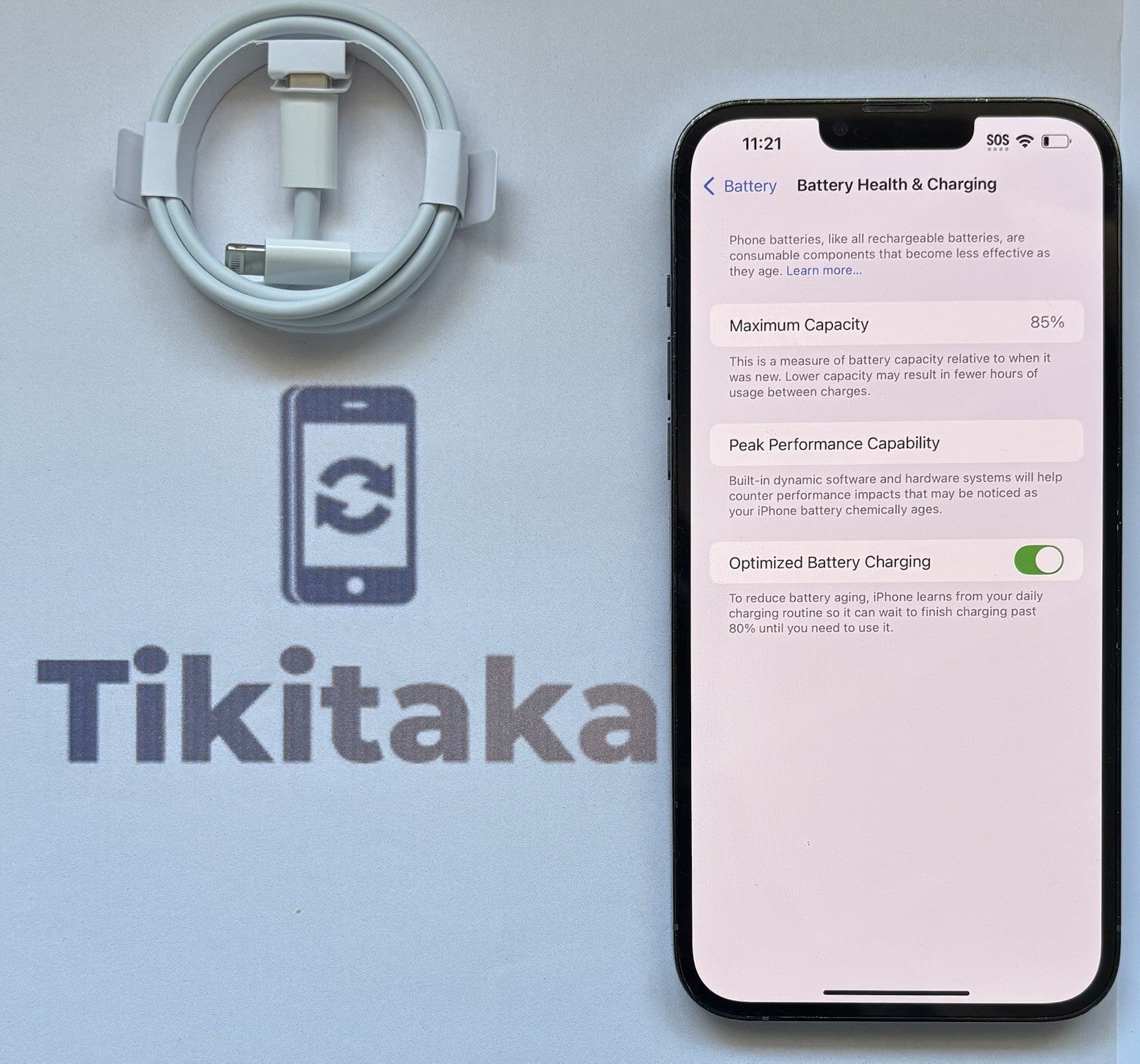 Apple iPhone 13 Pro Max 128GB Sierra Blue- Unlocked- Fair Condition