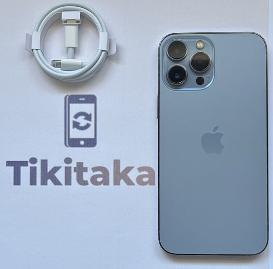 Apple iPhone 13 Pro Max 128GB Sierra Blue- Unlocked- Fair Condition