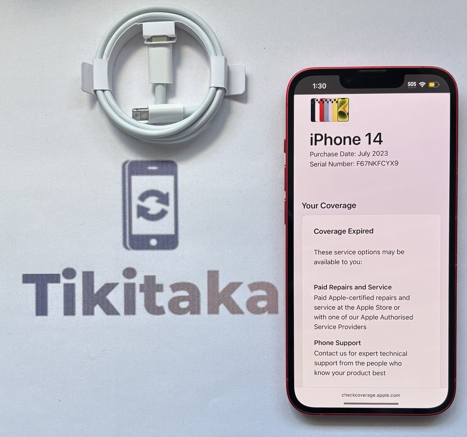 iPhone 14 128gb - Good Condition- Red- Unlocked