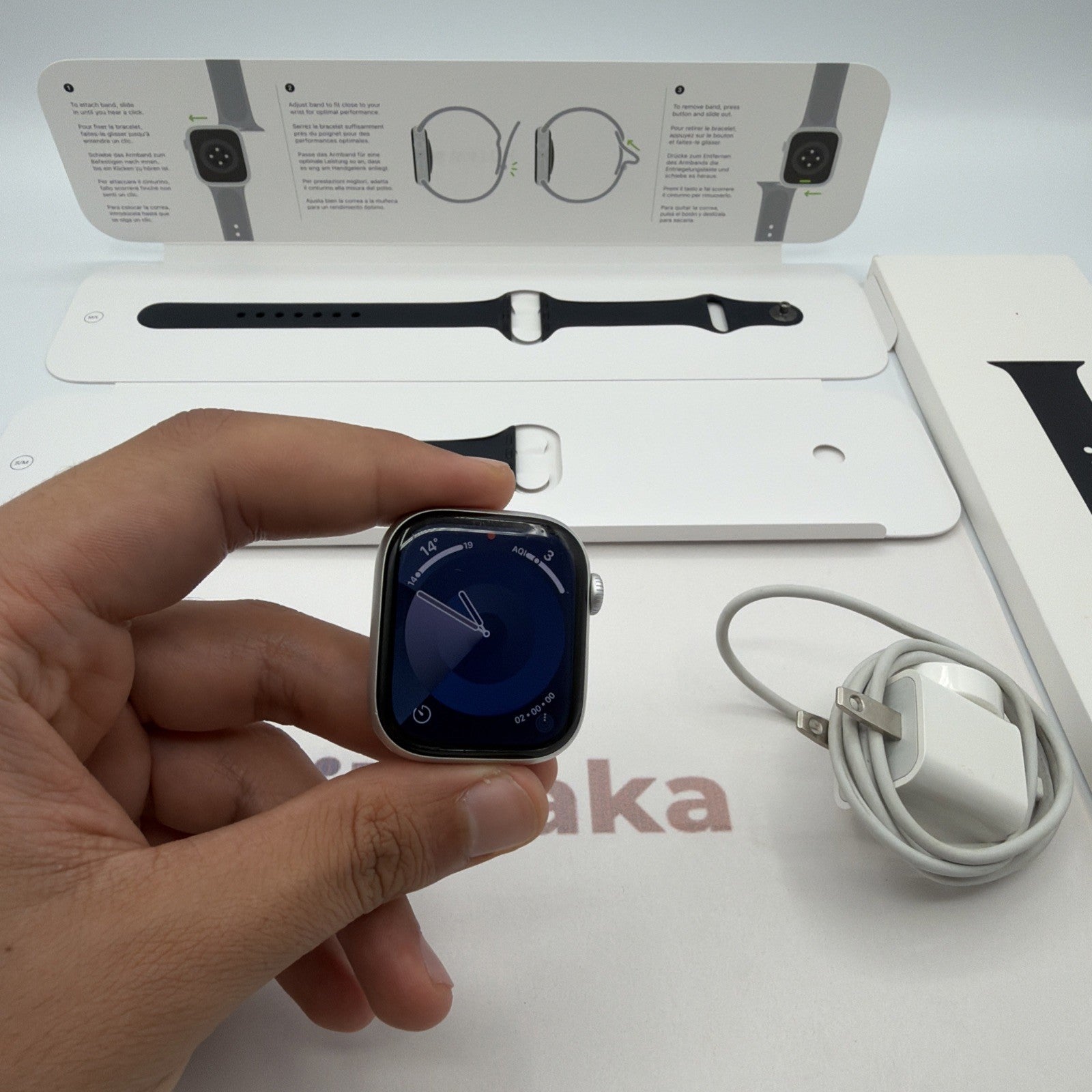 Apple Watch Series 10 GPS+ Cell 42mm- Fair Condition- 92% Battery- W Sport Band