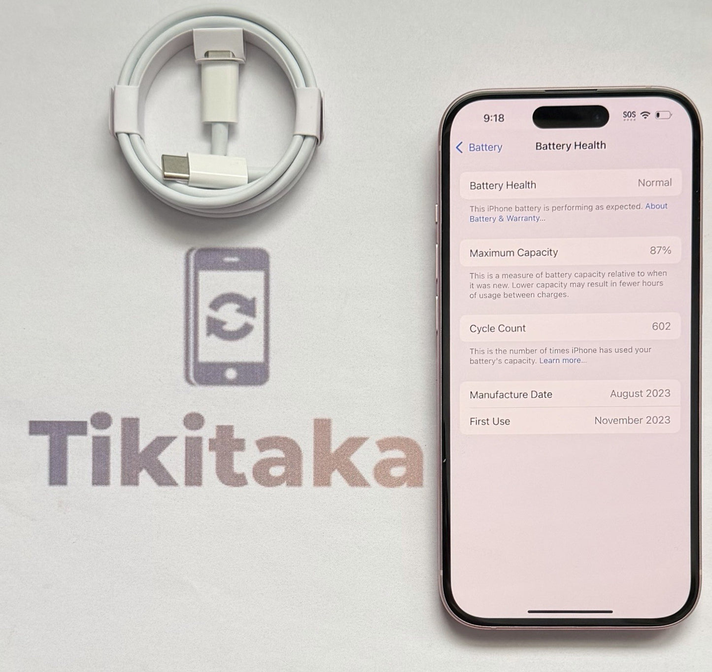 Apple iPhone 15 256gb- Pink- Great Condition-  Unlocked