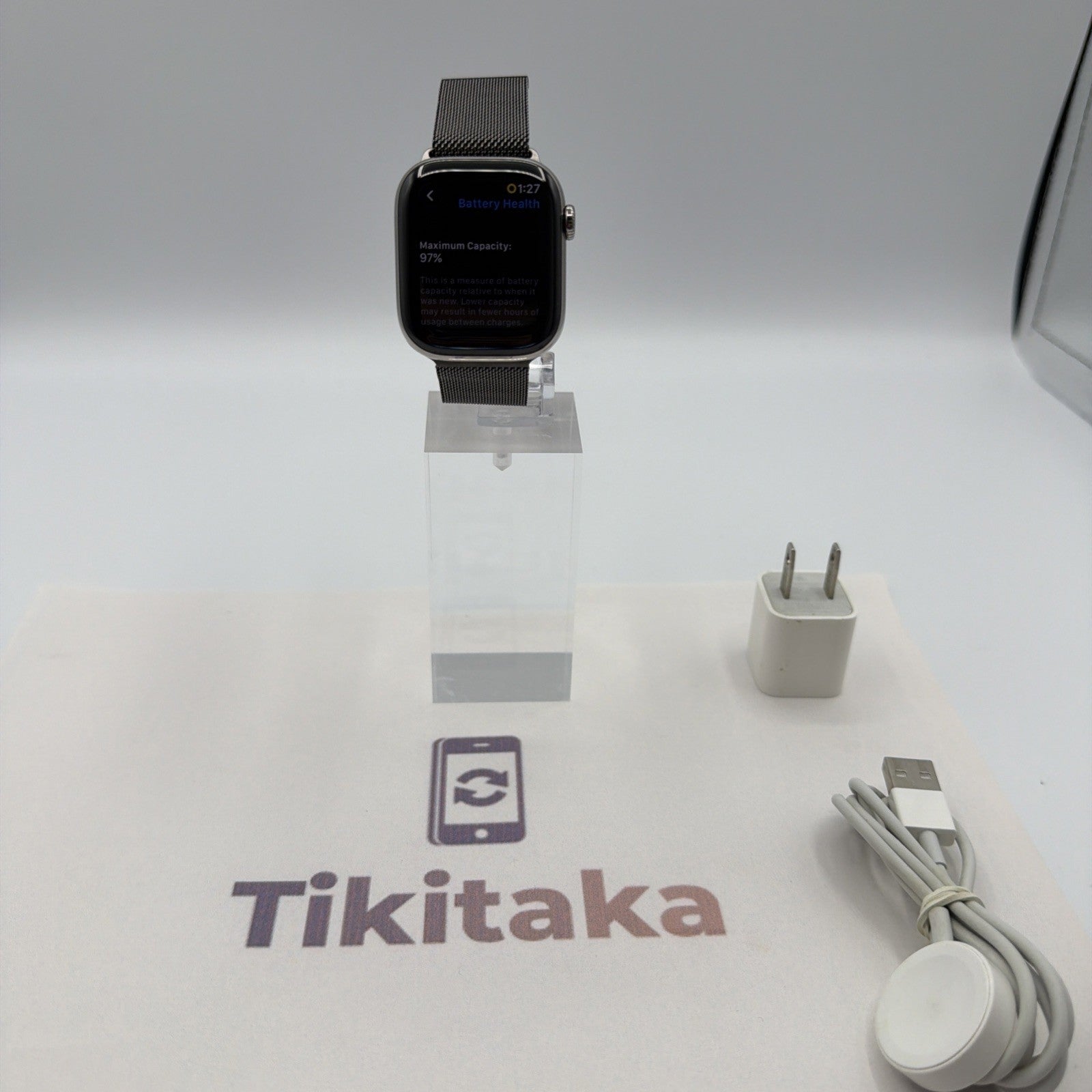 Apple Watch Series 10 42mm TITANIUM - GPS+Cell- 97% 🔋- Good Condition