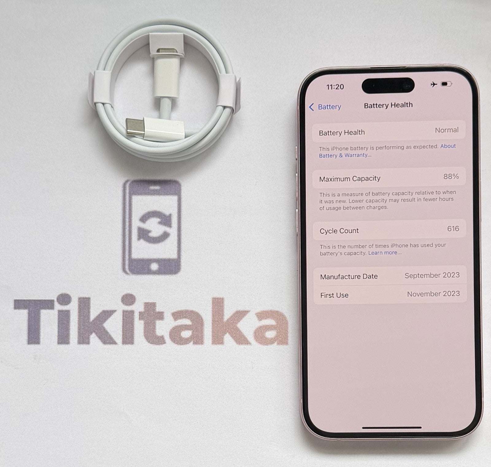 Apple iPhone 15 128gb- 88% 🔋- Unlocked- Pink