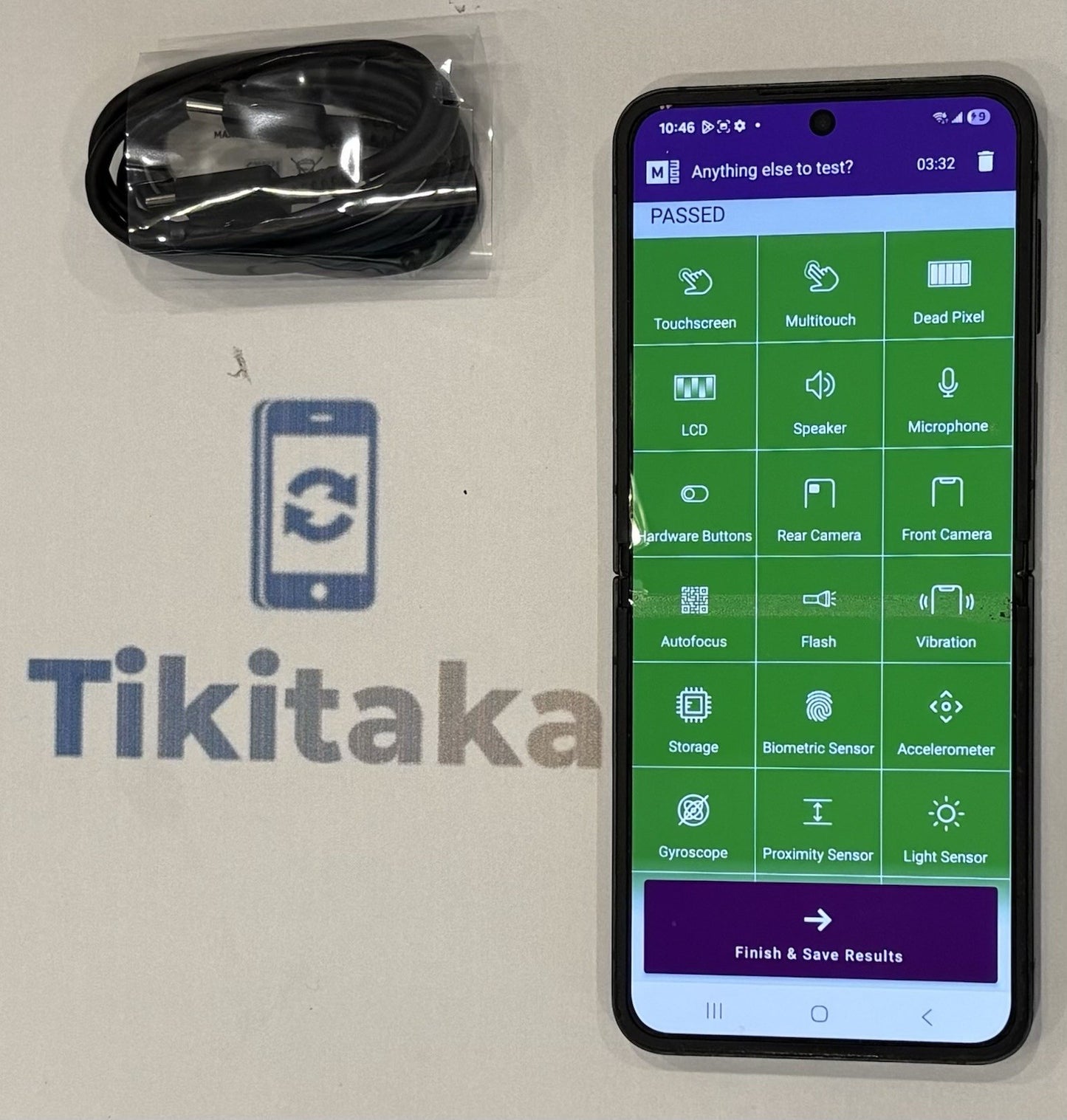 Samsung Galaxy Z Flip 6 256GB SM-F741W Black Fair Condition