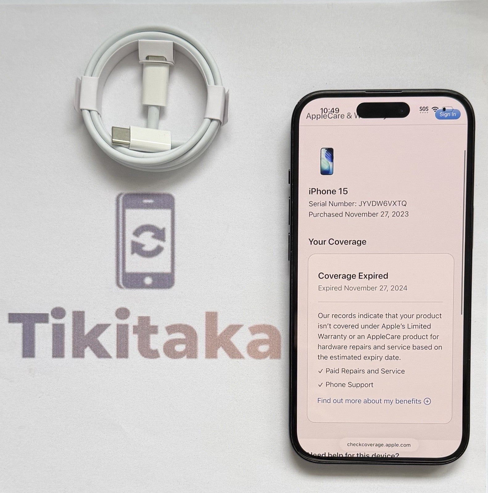 Apple iPhone 15 128gb - Unlocked- Black- Good Condition