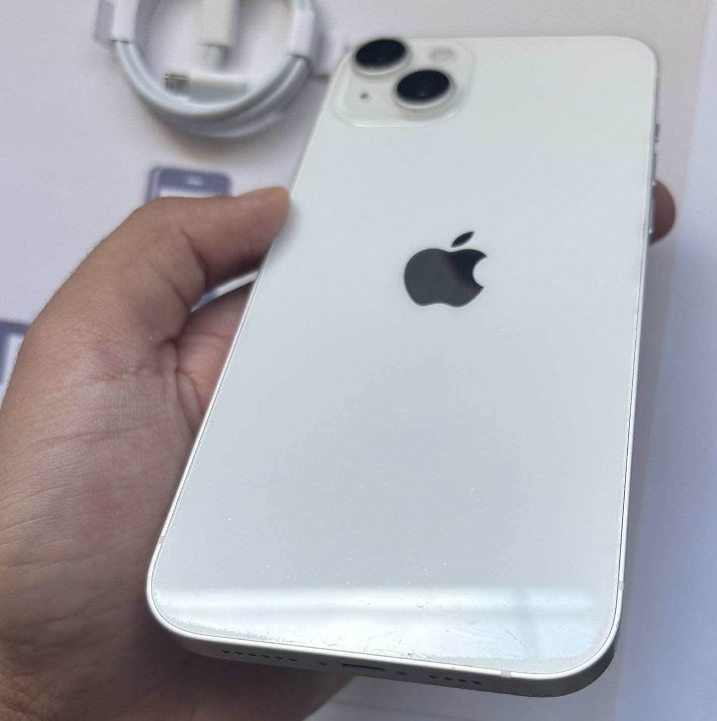 Apple iPhone 14 Plus 256GB in Fair Condition-Unlocked - White