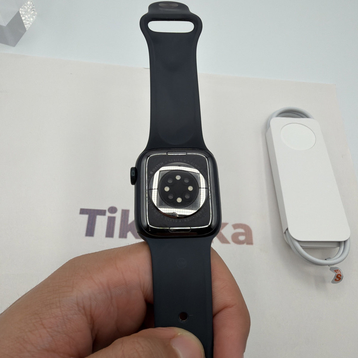 Apple watch series 8 41mm GPS+LTE Midnight Aluminium-Fair Condition- 91% Battery