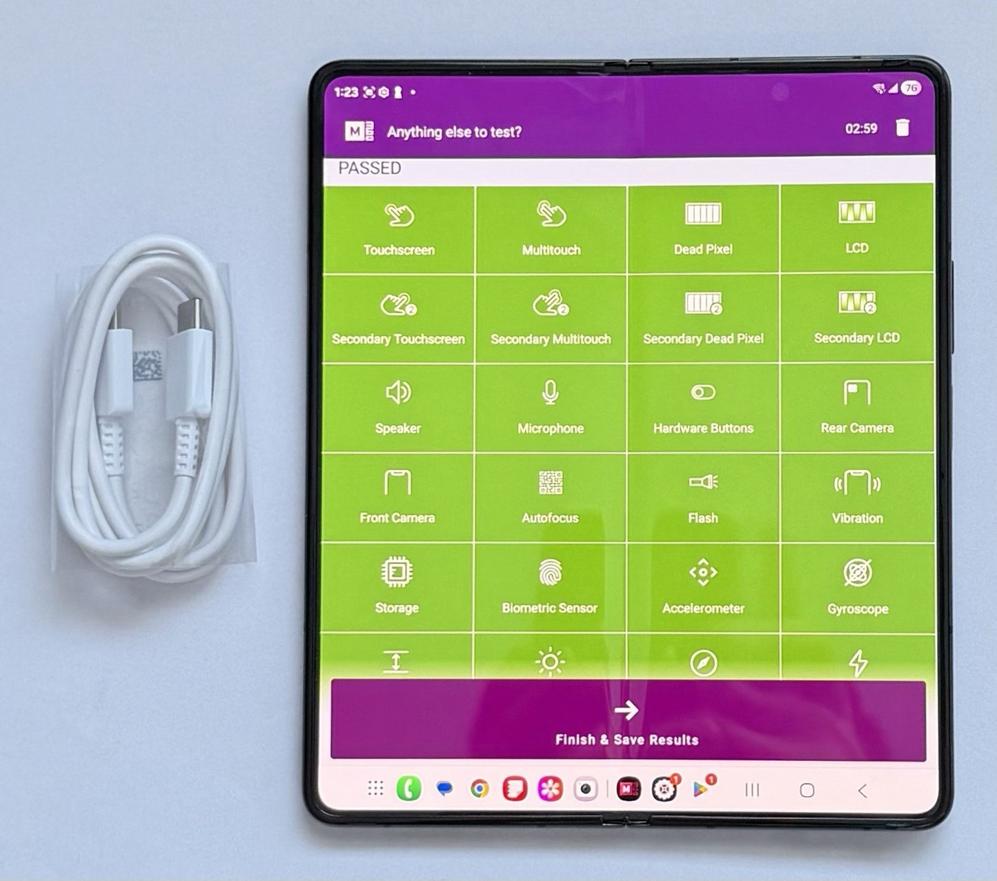 Samsung Galaxy Z Fold5 (SM-F946W) - 256GB Unlocked- Black- Great Condition