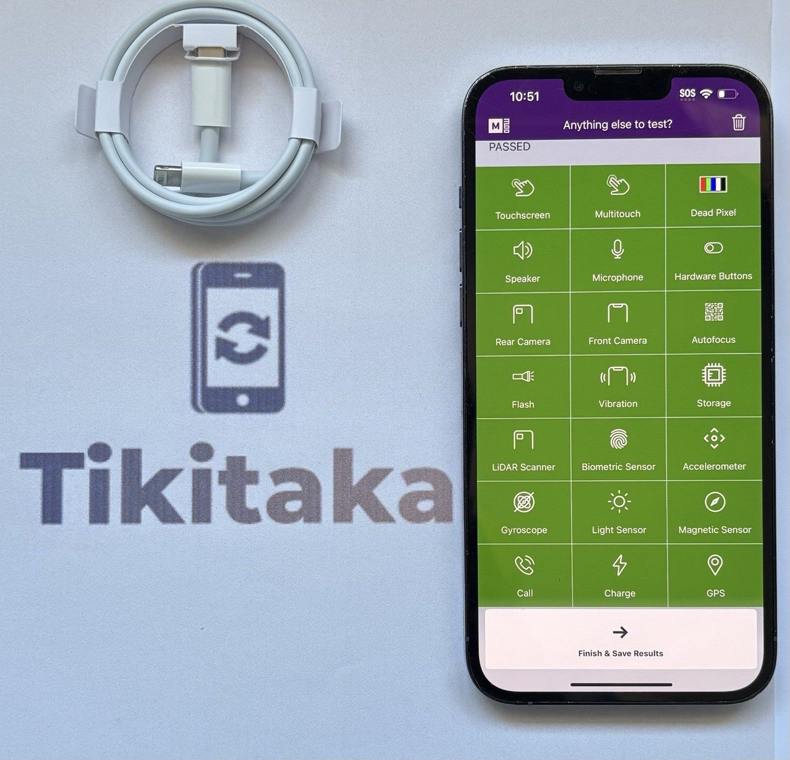 Apple iPhone 13 Pro Max 128GB Sierra Blue- Unlocked- Fair Condition