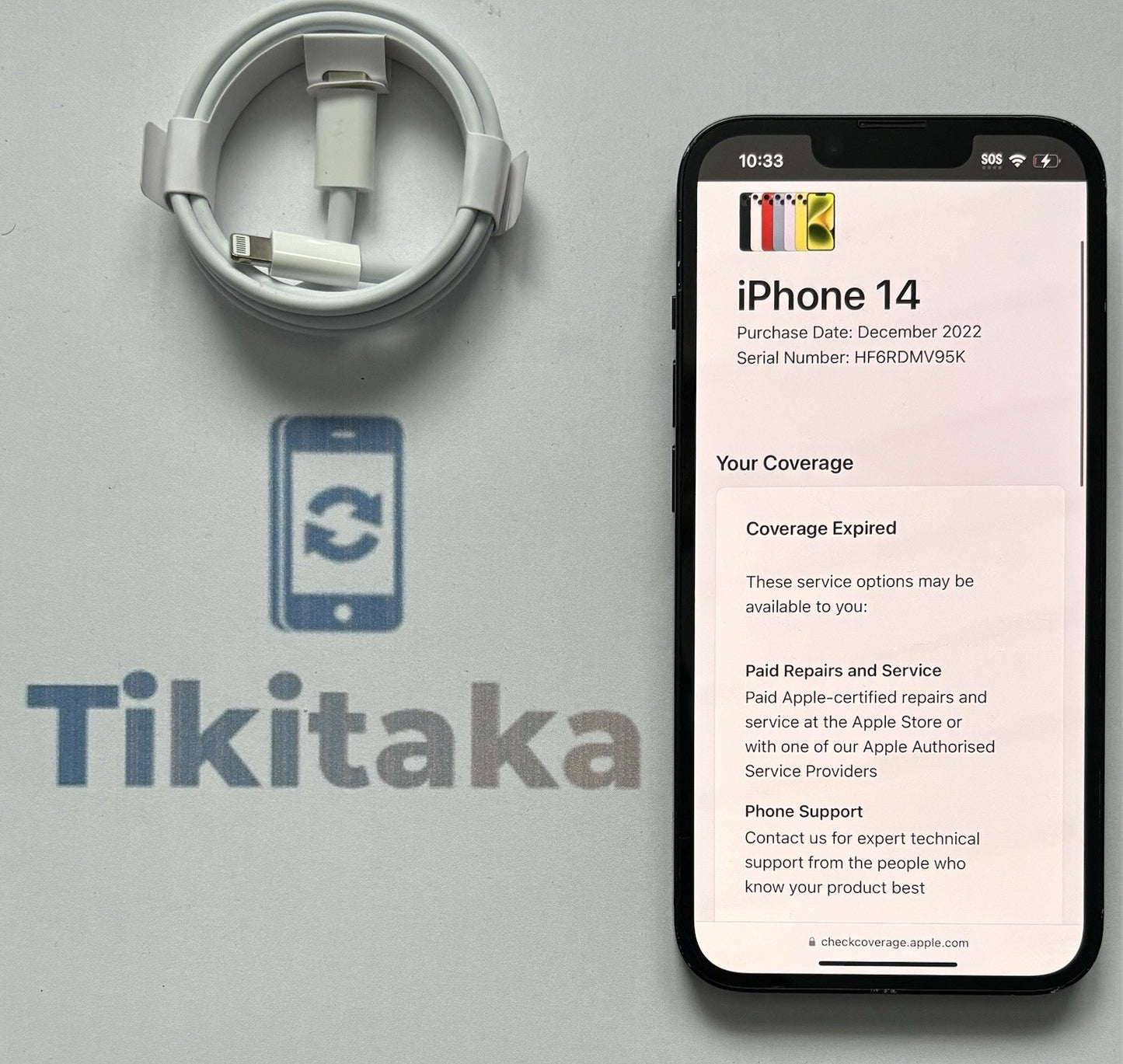 Apple iPhone 14 128GB - Black - Fair Condition- Unlocked