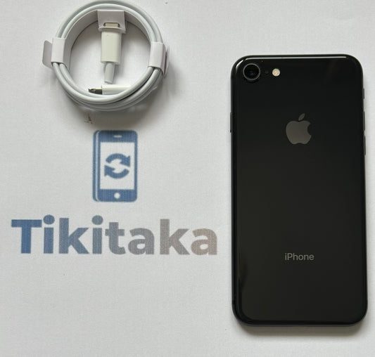 Apple iPhone 8 64GB Black - Good Condition - No Touch ID- Unlocked 