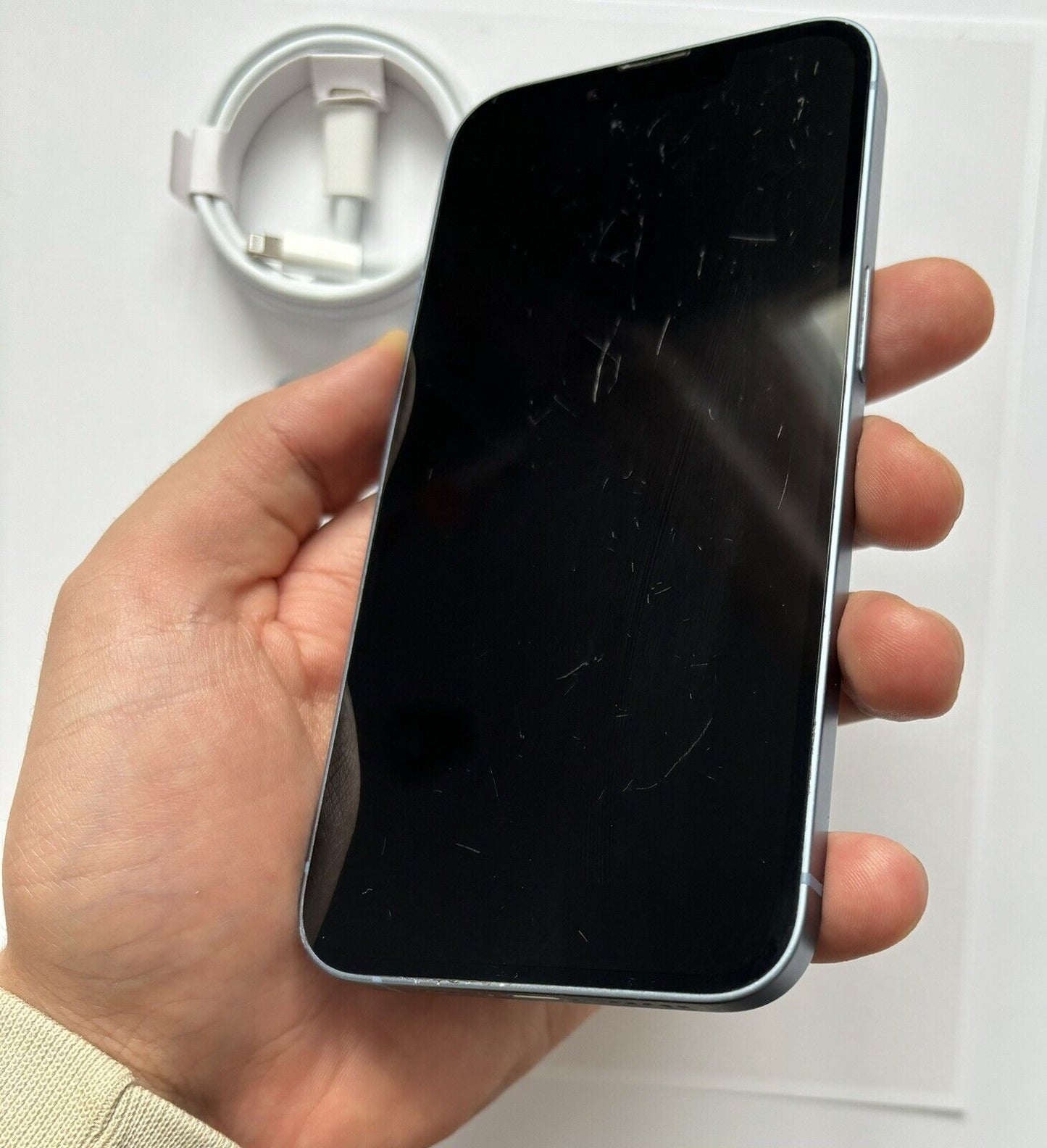 Apple iPhone 14 128GB - Blue- Fair Condition-  Unlocked